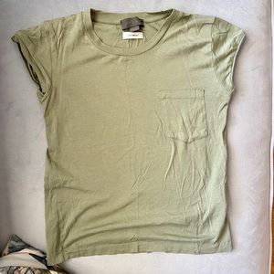 Acne T-Shirt Size XS Light Fern Green